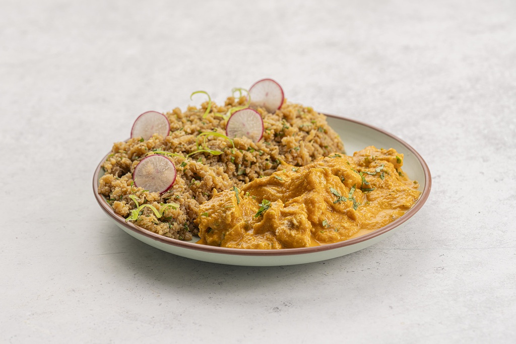 Shrimp Masala with Cauliflower Rice