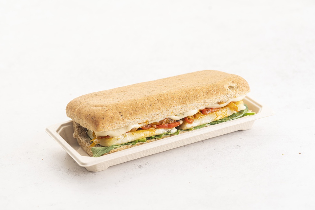 brf, Grilled Halloumi Sandwich.