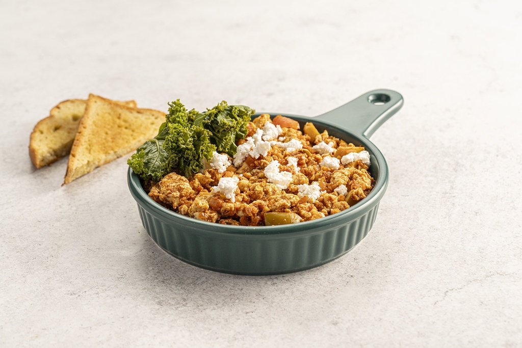 Kale Shakshuka with Keto Toast