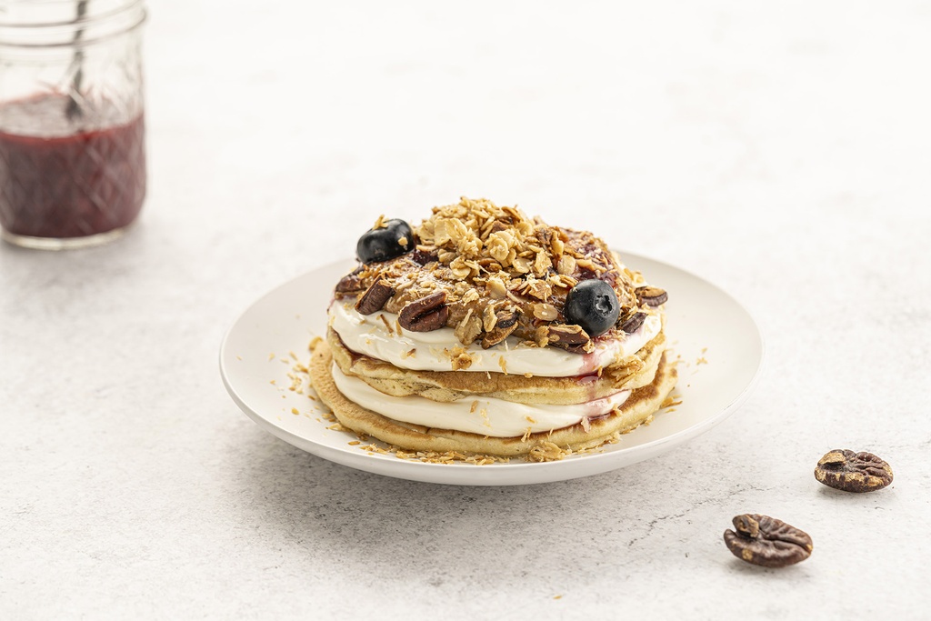 Gluten-Free Pancake with Wipped Cream