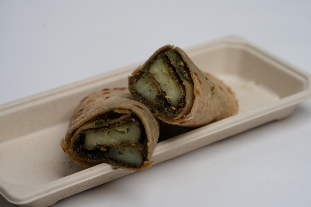 Halloumi Zaatar Wrap