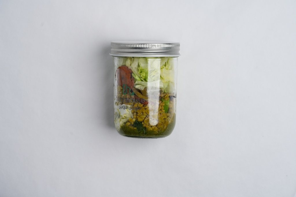 Grilled Vegetable Salad Jar