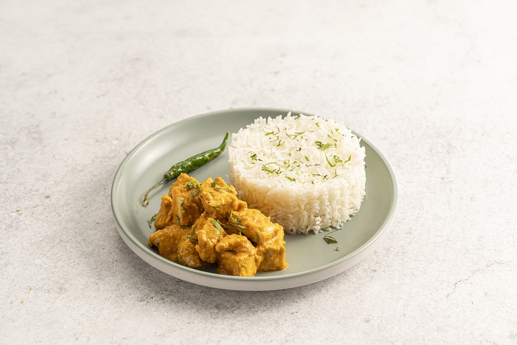 Chicken Masala with White Rice