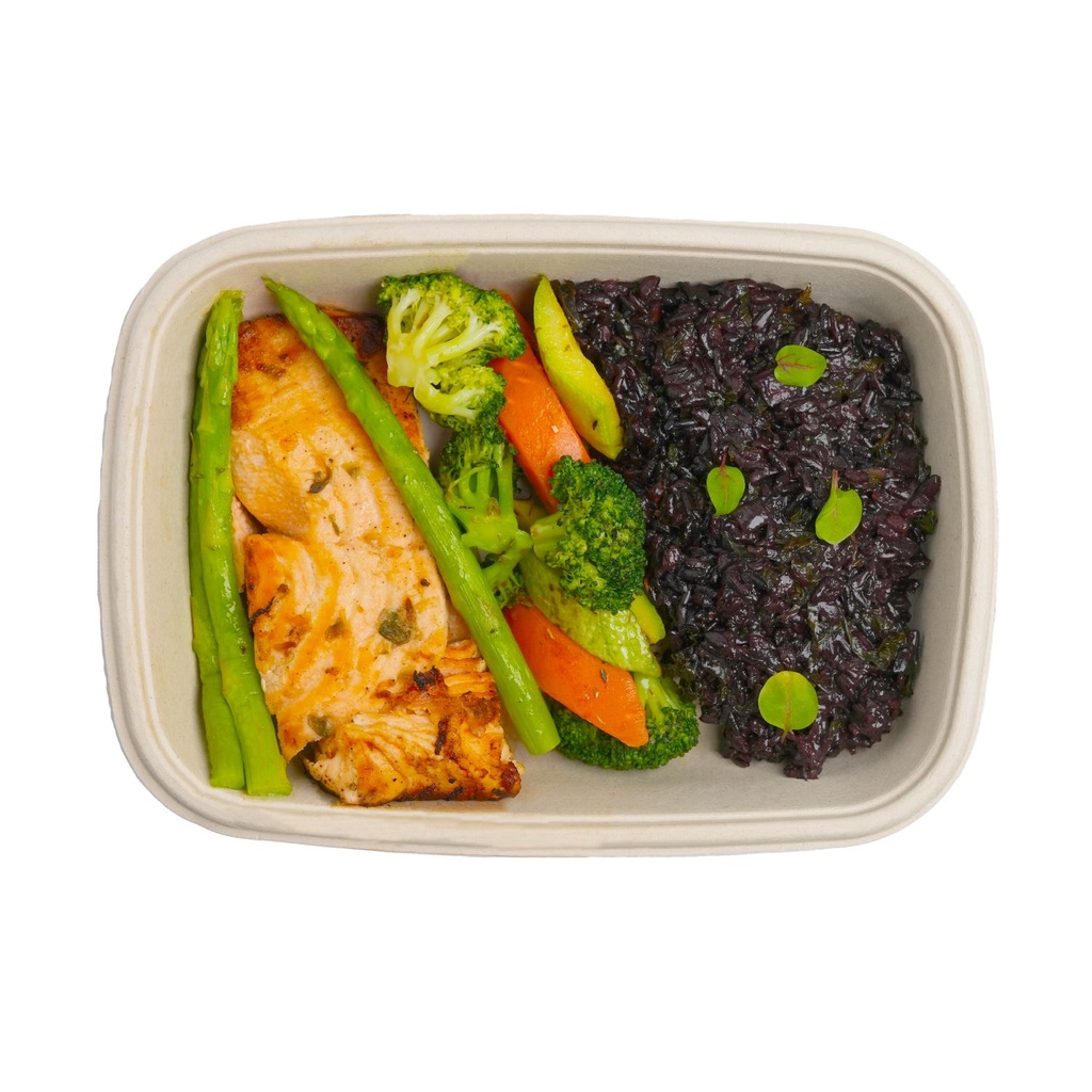 Salmon Black rice Meal Co,