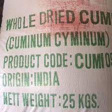 Cumin Seeds 25kg