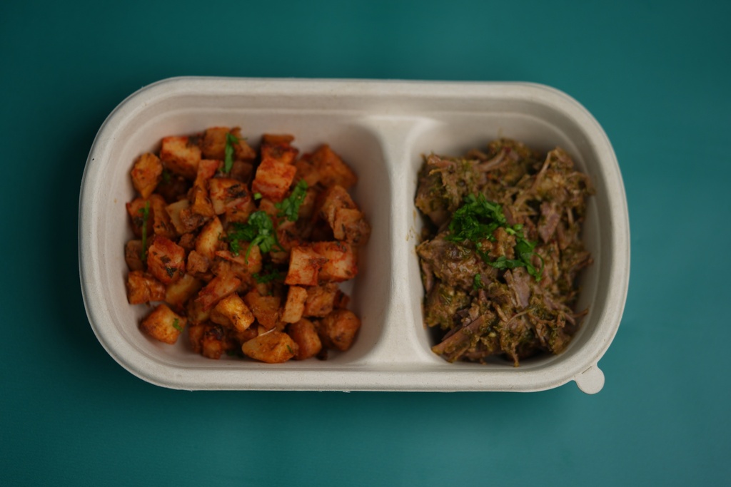 Roasted Beef Shawerma with Roasted Potato Harrah (H)