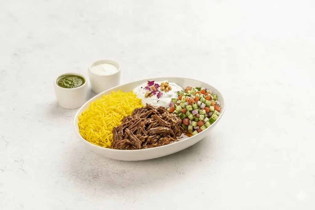 Persian Beef with Saffron Rice (H)