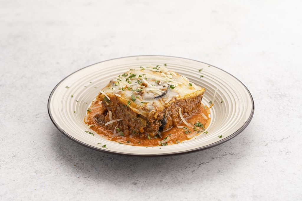 Eggplant Musakaa with Ground Meat (H)