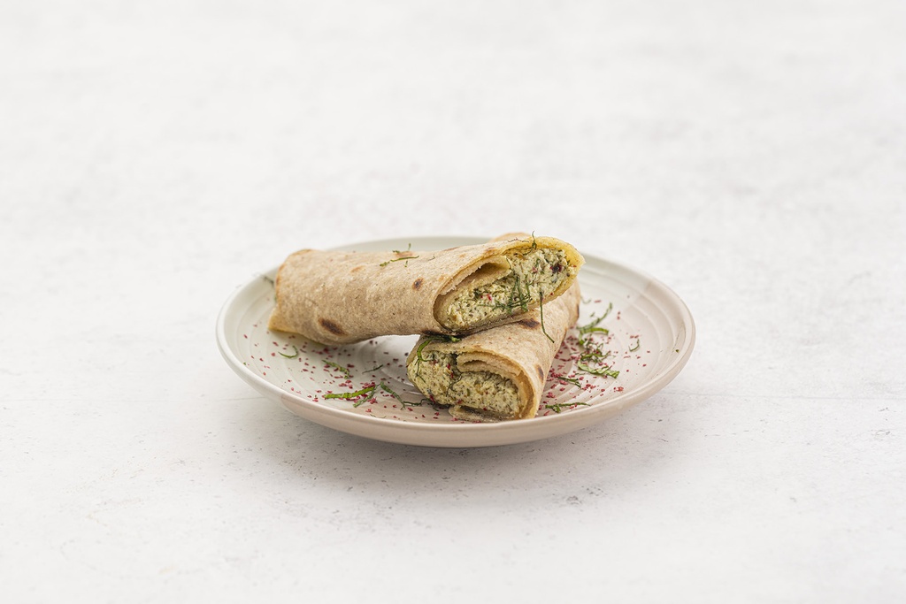 Gluten free Labneh Zaatar Wrap 