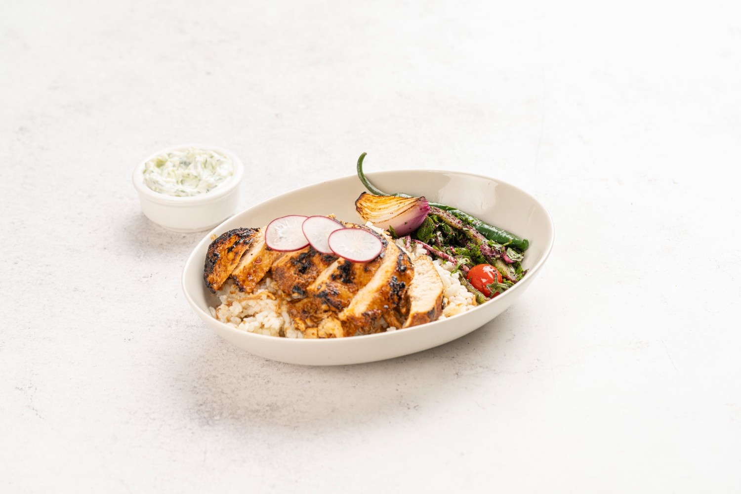 Mediterranean Red Shish Tawouq With Rice
